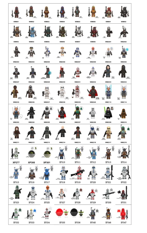 MG0207 MG0206 Brown Battle Robot Roger Assault Robot Captain Clone Soldier Space Wars Building Blocks Figures Toys for Kids Gift