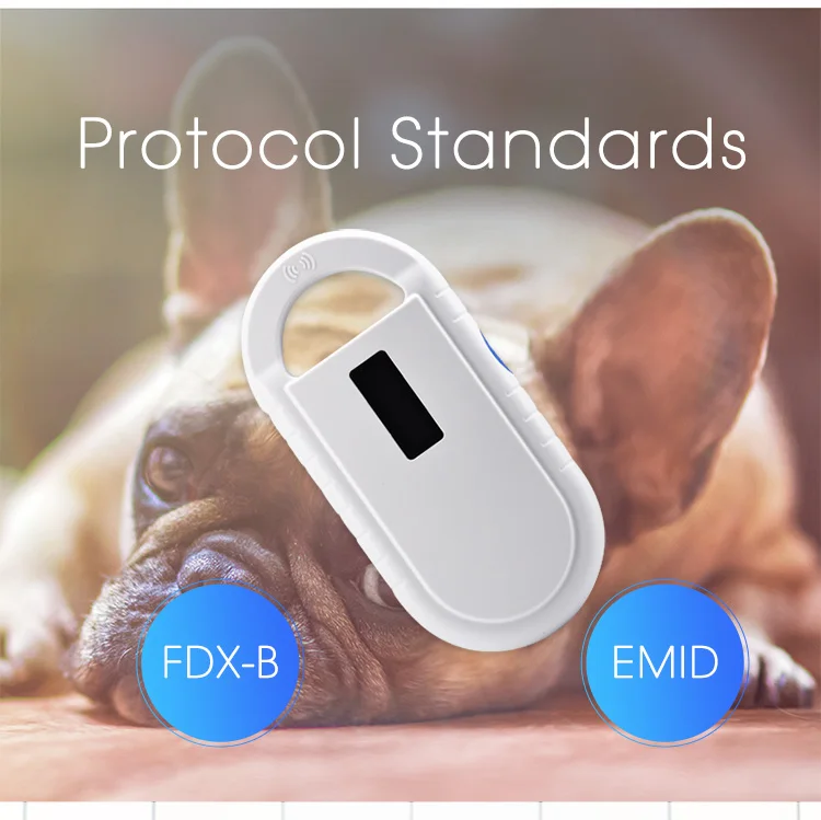  Bluetooth-Совместимость с операционными домашних животных RFID животный микрочип считыватель FDX-B EMID портативный собака ID чип диагностический сканер для кошка пижамы малыша лошадь