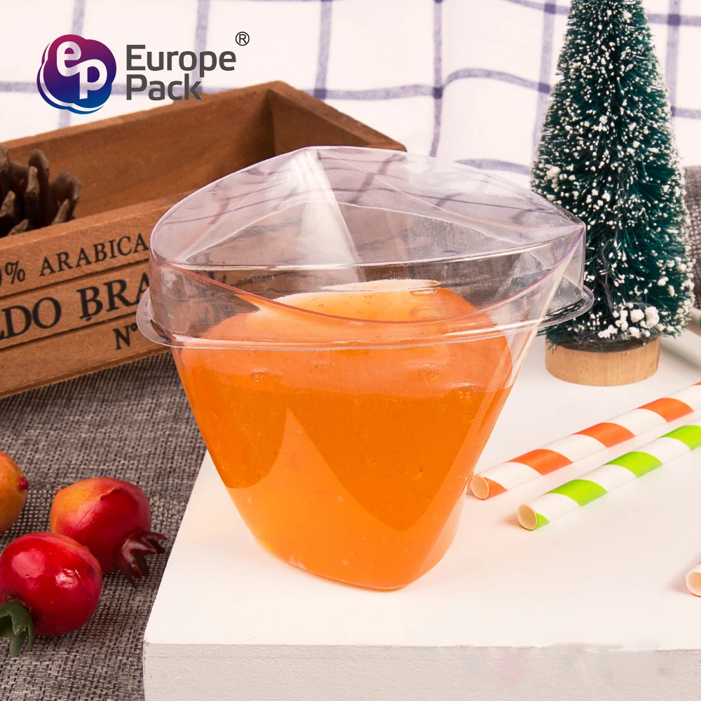 Small Dessert Cups Round Large Plastic Bowl Mini Dessert Cups