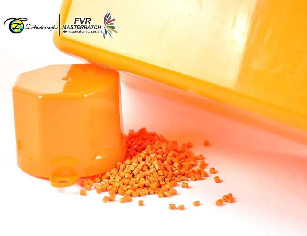 High Quality PP/PE/ABS Made In Turkey Granule Form Color And Black Orange Masterbatch