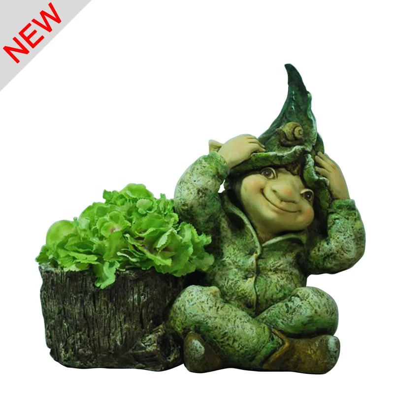 
Cute Elf Garden Planter Elf Garden Flower Pot For Wholesale 