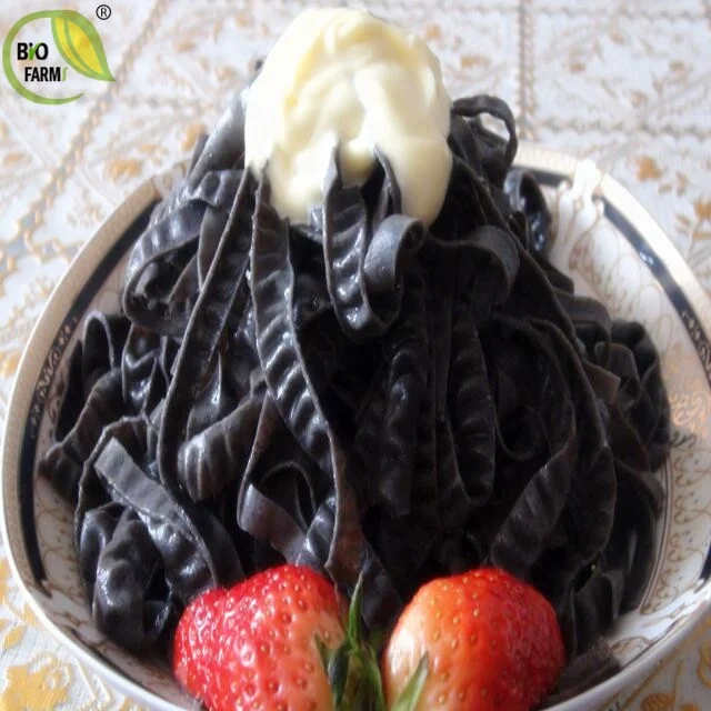 High protein 100%organic black bean dry pasta instant noodle