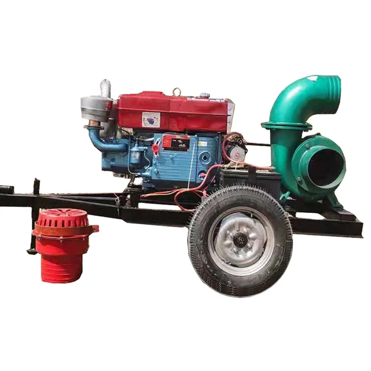 High Pressure Agricultural Irrigation Diesel Engine Water Pump Diesel 8-inch water pump unit
