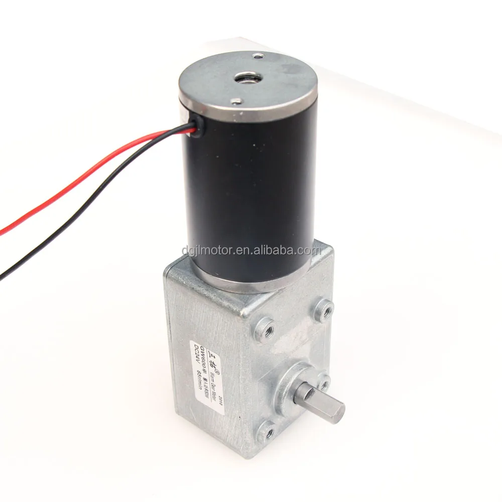 GW5882 12V 24 volt High quality custom wholesale all metal gears dc electrical worm motors with good after sale service