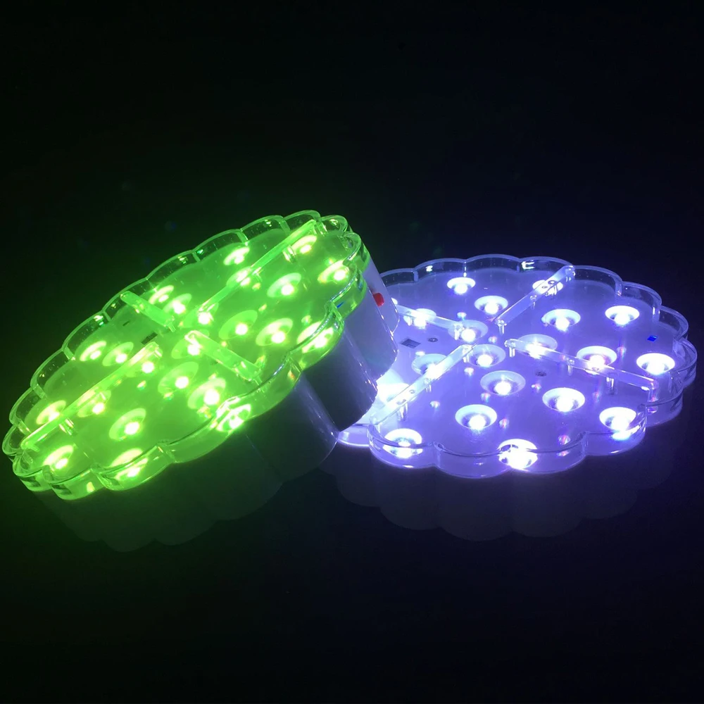 China wholesale New product hot Wedding 6inch IR remote controlled table centerpieces led base light