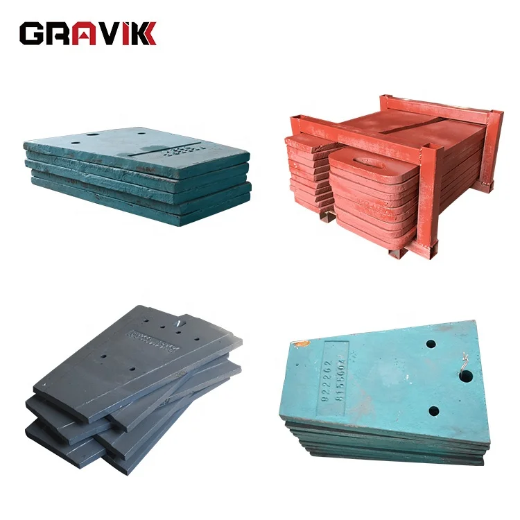 PE500X750 Jaw Crusher Check Plate Side Liner Cheek Plate For Sale