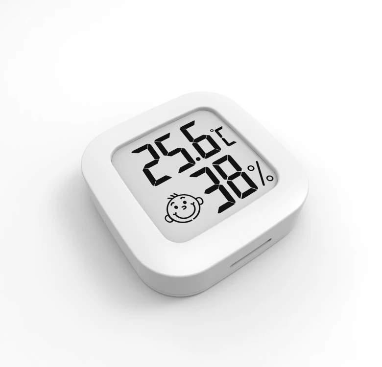 Cute electronic temperature and humidity meter home office desktop temperature and humidity meter