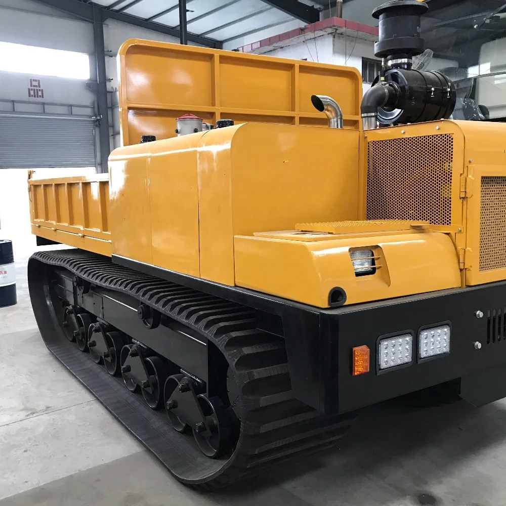 MST-1500VD full rubber crawler carrier 8tons capacity rubber track dumper for sale