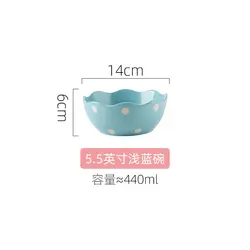 Dinnerware Set Cartoon CakeStyle Ceramic Cutlery Tableware Cute and Creative Rice Noodle Breakfast Bowl Stylish Design