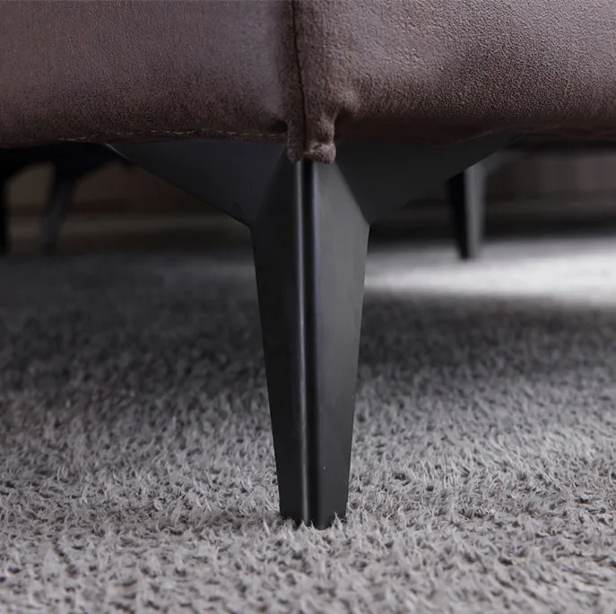 wholesale adjustable leg stainless steel square furniture leg extenders metal base modern sofa leg