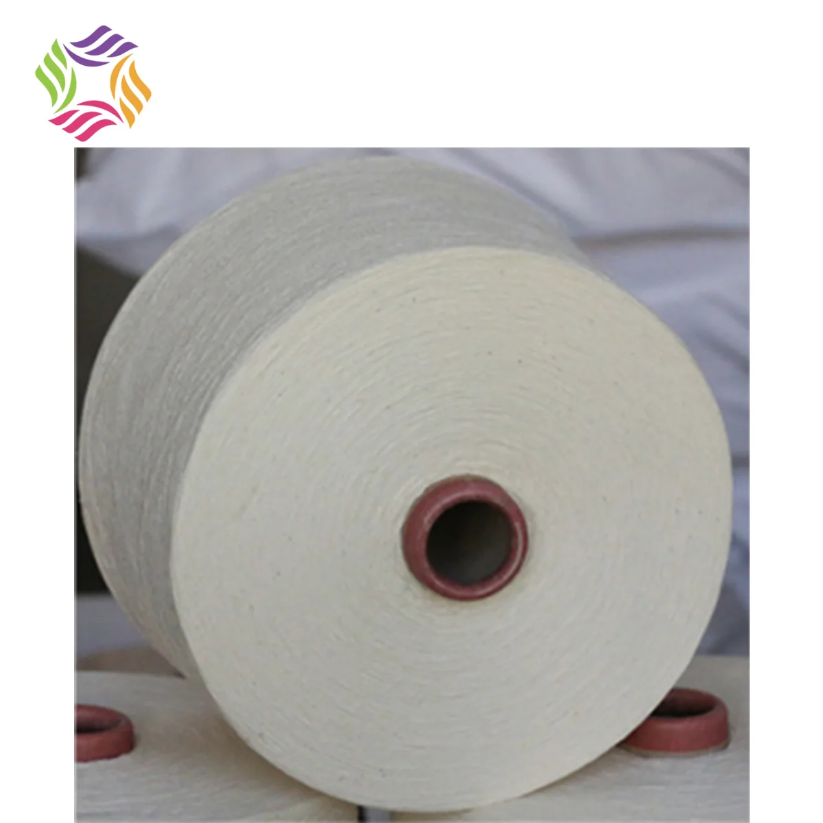 Charmkey hot sale raw white 100% cotton combed cotton yarn 80S /2