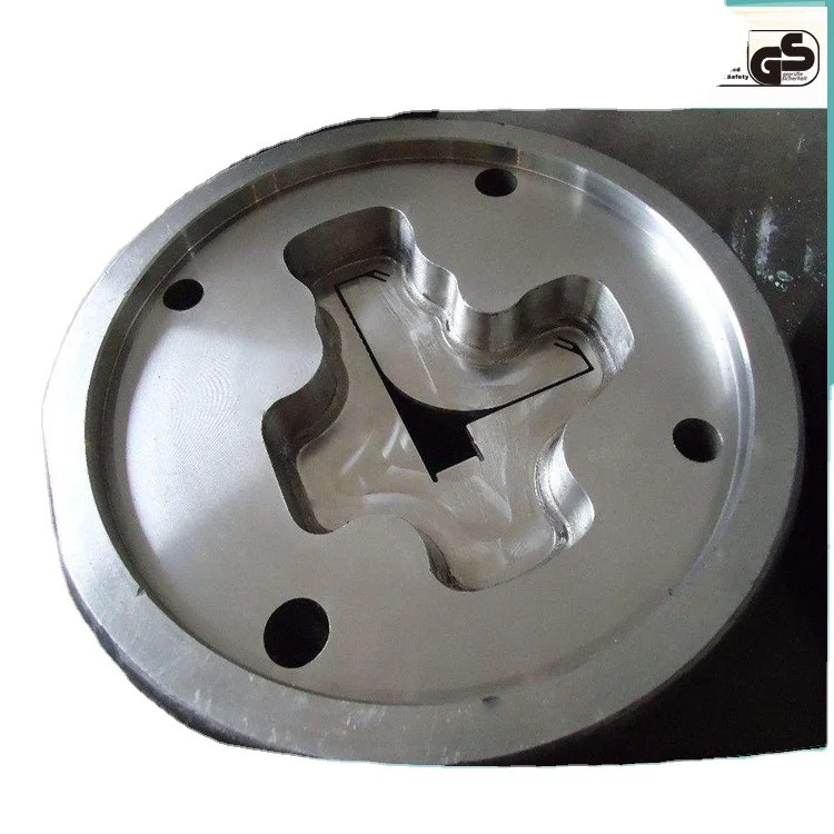 High Quality Food Grade Die Cut Handle H11 H13 profile section extrusion mold for metal extruder