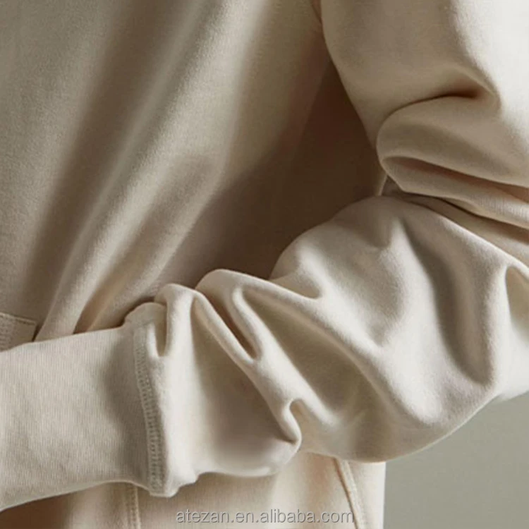 Custom Men Print Logo Full Zip Up Hoodies Sweatshirt Brown Blank Plain Heavy Weight 100% Cotton Oversize Hoodies For Unisex