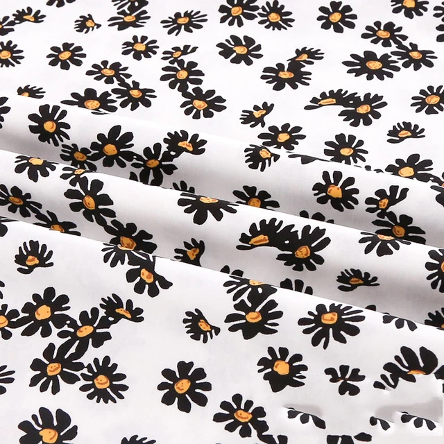 
140CMx50CM floral poplin cotton fabric dress patchwork fabric used for hair bow sewing tissue cotton cloth 