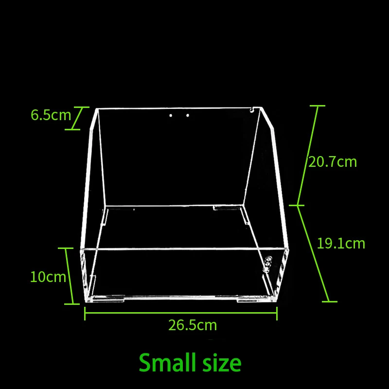 Ecological Landscaping Tank Transparent Acrylic Fish Tank Turtle Tank Small Aquarium Desktop Reptile Terrarium