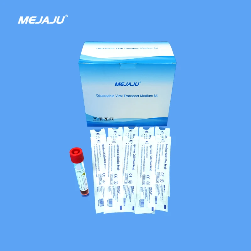 
Nasal Nasopharyngeal Throat Flock Sample Collect Kit Swab For Detection With Viral Transport Media Medium 