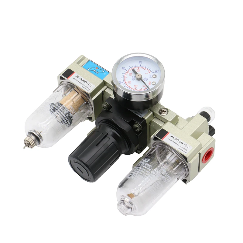AC2000 Pneumatic Air Filter Compressor,Air Pneumatic Regulator Filter,Filter Regulator Lubricator FRL Unit