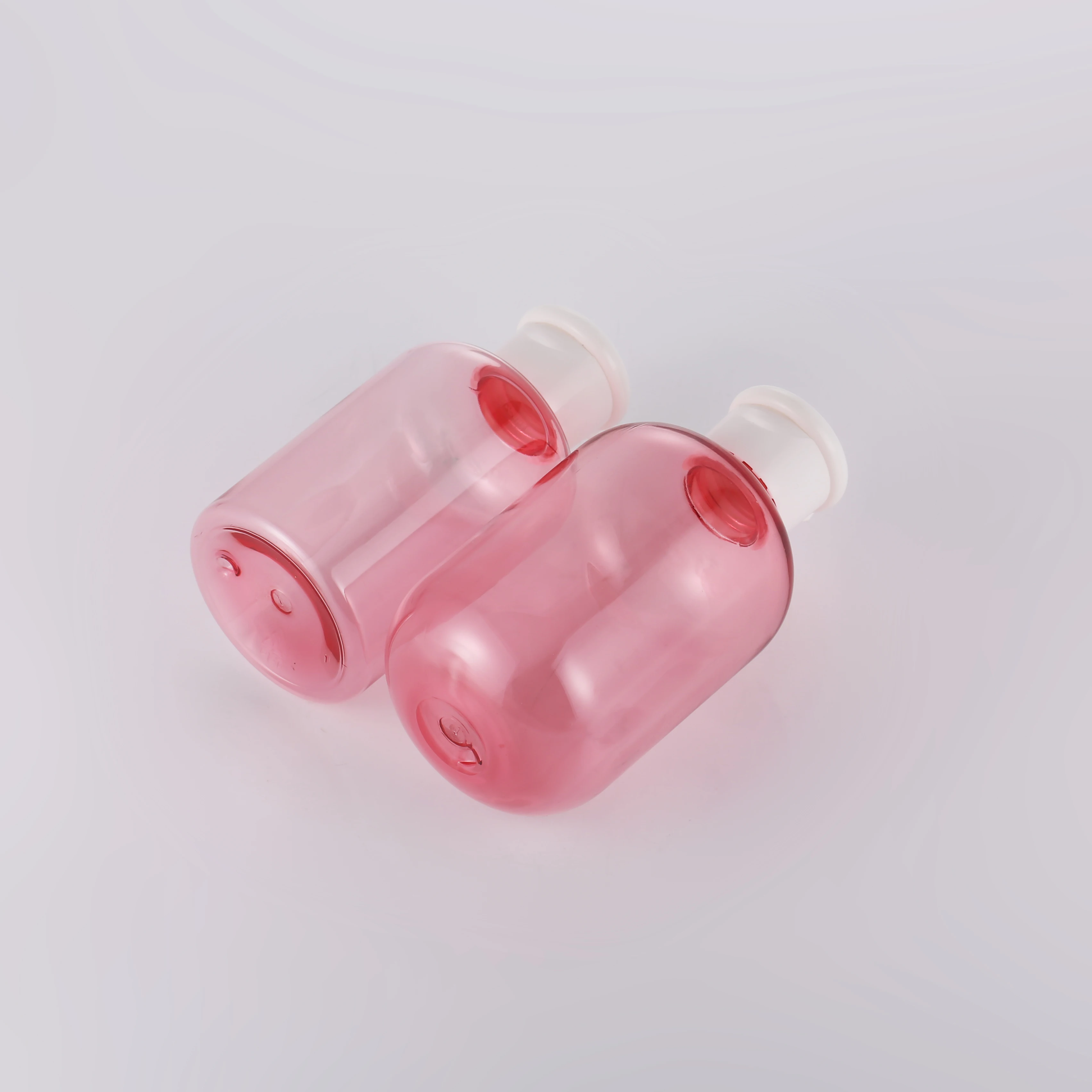 10oz 200ml 250ml 300ml 500ml pink biodegradable baby luxury shampoo and conditioner bottle