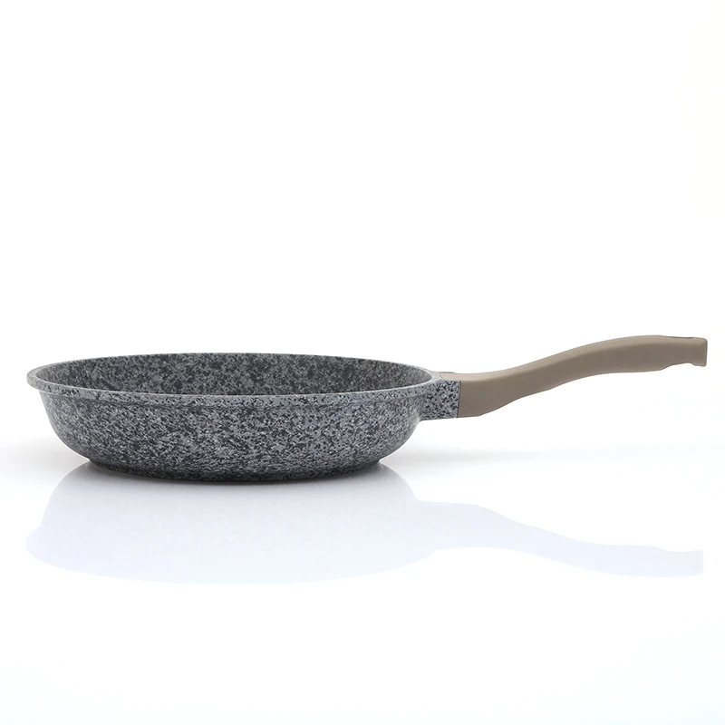 
Granite coating die casting aluminum fry pan fried egg pan with induction bottom 