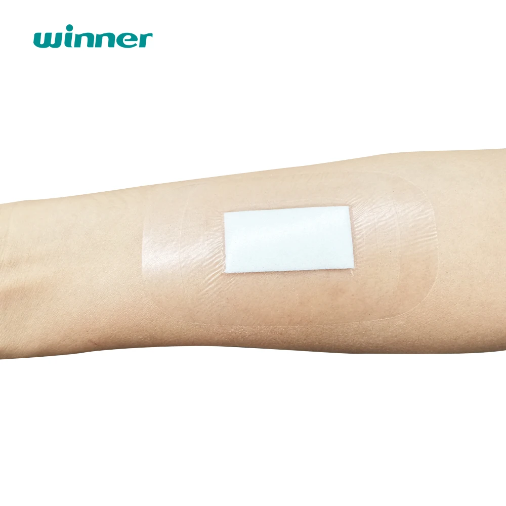 Winner medical waterproof transparent breathable Hypoallergenic adhesive bandage