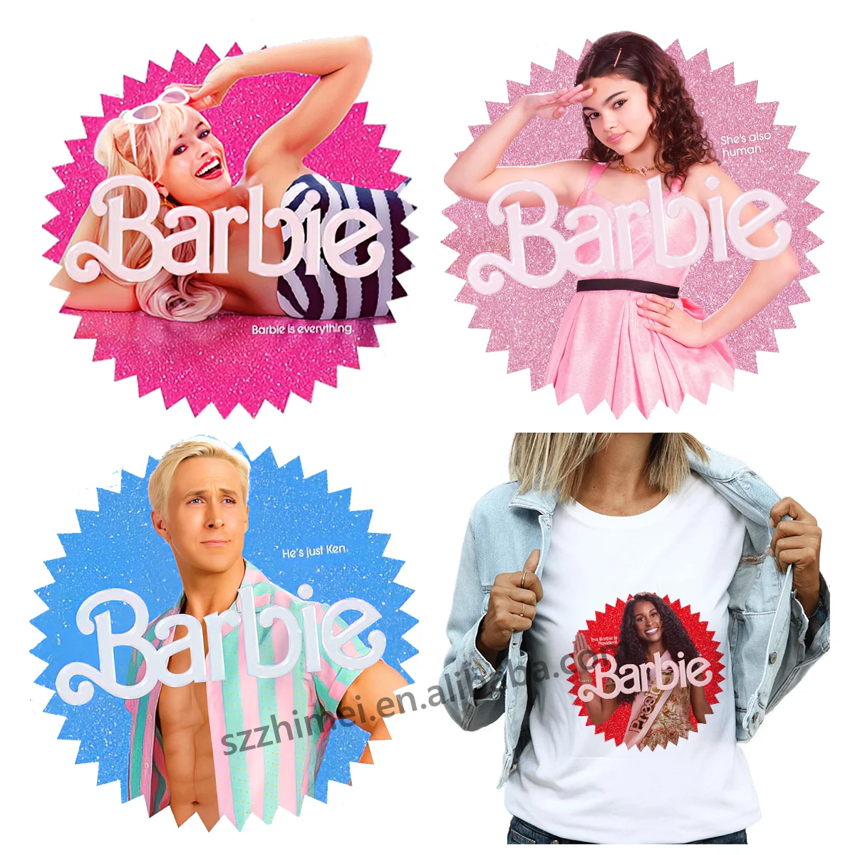 Хит продаж автомобильные стикеры Barbi Malibu в