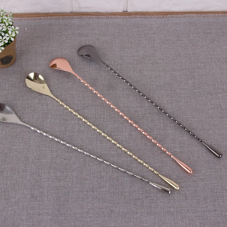 Muti-function Bar stirrer mixing spoon Stainless steel mixer stirrer Bar Spoon