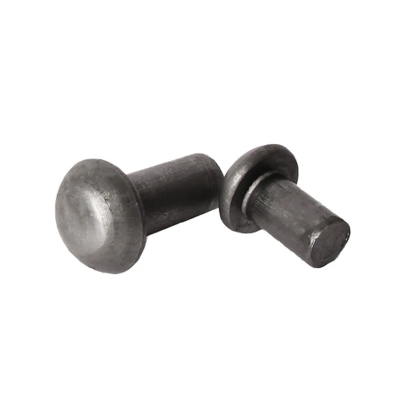 R-01 Customized metal round head rivets GB standard solid iron blind rivet