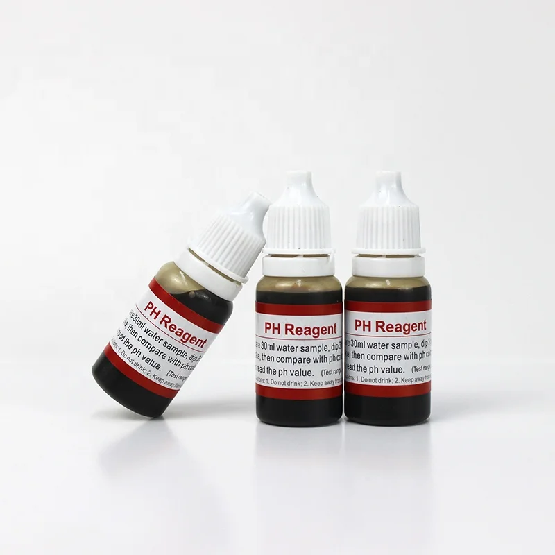 New Packing PH Reagent Kit / Ph testing drops/Home alkaline water purifier water quality testing drops PH meter detector reagent