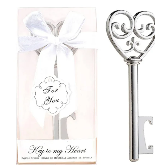 Key to My Heart Style Wine Bottle Opener Return Gifts Wedding Gifts For Guests
