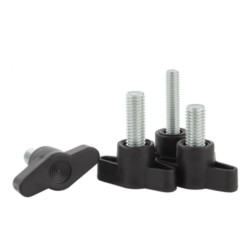 High quality plastic rubber head thumb screw M2M3M4M5M6M8 manual knob screw adjustable table leg screw