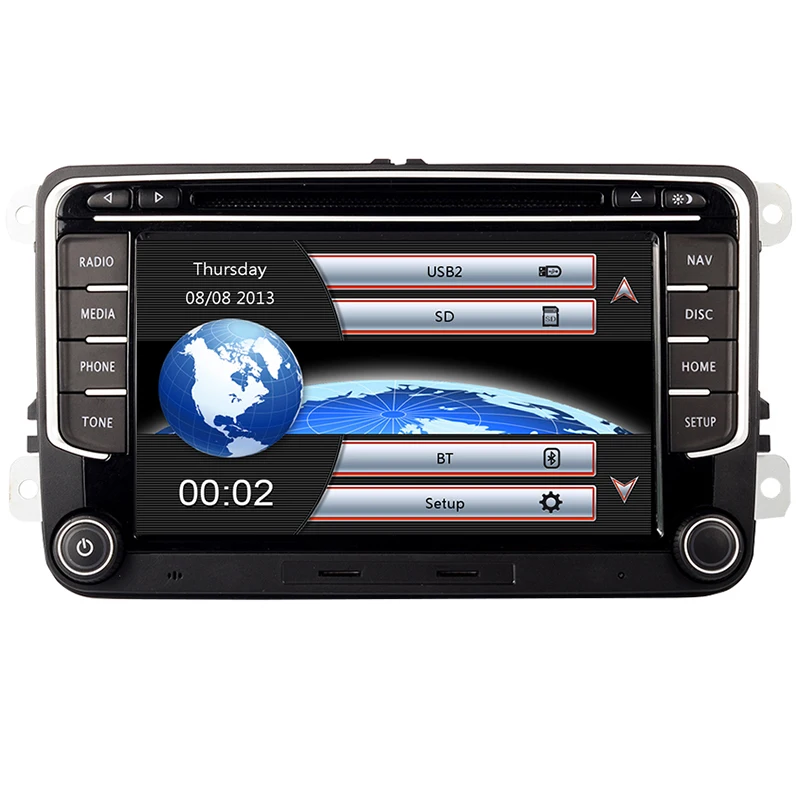 Автомобильный радиоприемник RNS 510 для Volkswagen Golf Polo Passat b6 b7 Tiguan octavia с 3G GPS BT Радио USB SD управление рулевым колесом