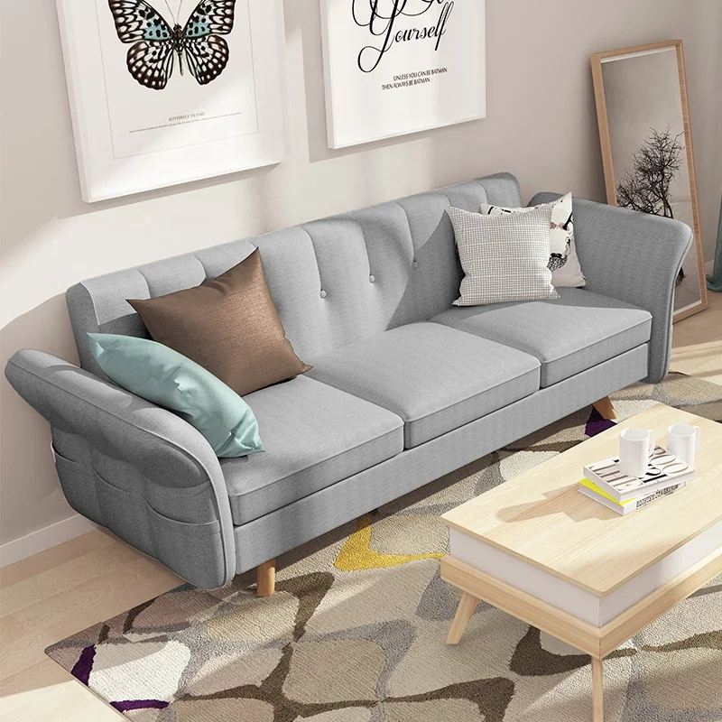 Gcon top quality modern style wooden frame cheap sofa loveseat sets with arm sofa beds low prices