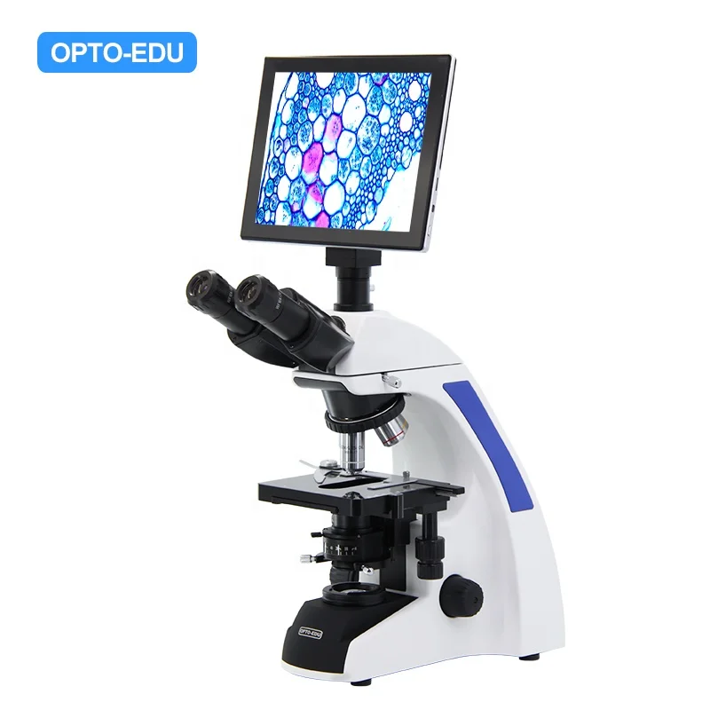  OPTO-EDU A33.1502 профессиональный светодиодный оптический видео Lcd Тринокулярный цифровой