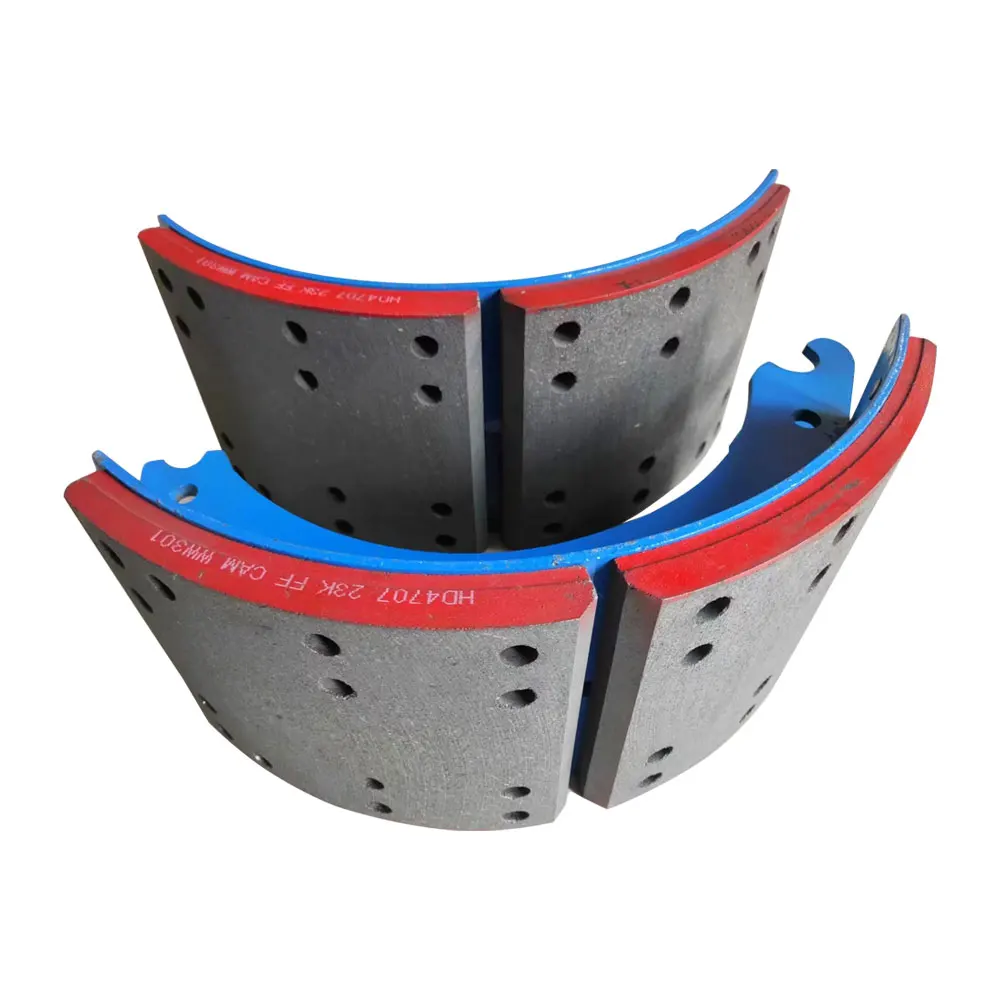 American Truck Trailer Axle Lined Lining Brake Shoe with Hardwair Repair Spring 4709 4707 Brake Shoe kit