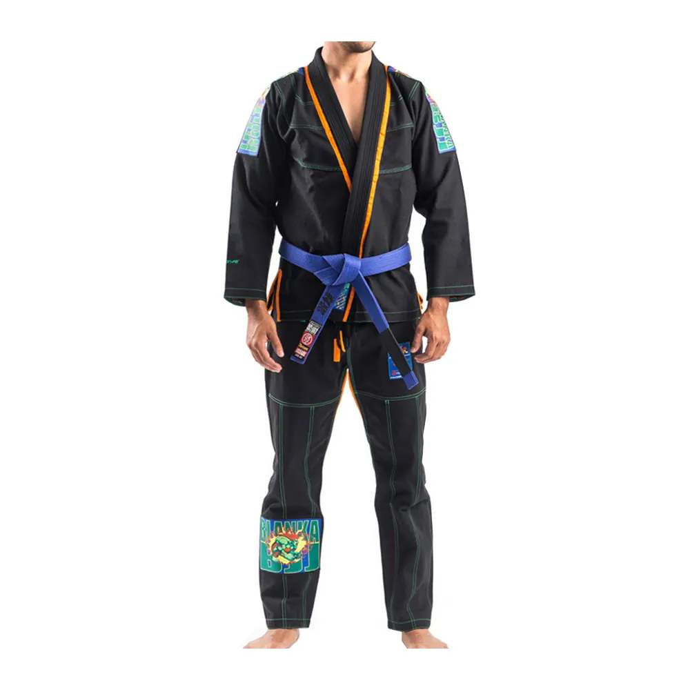 Заводская оптовая продажа индивидуальный логотип кимоно BJJ Gi тренировочное соревнование Jiu Jitsu униформа Gis для детей Aldults