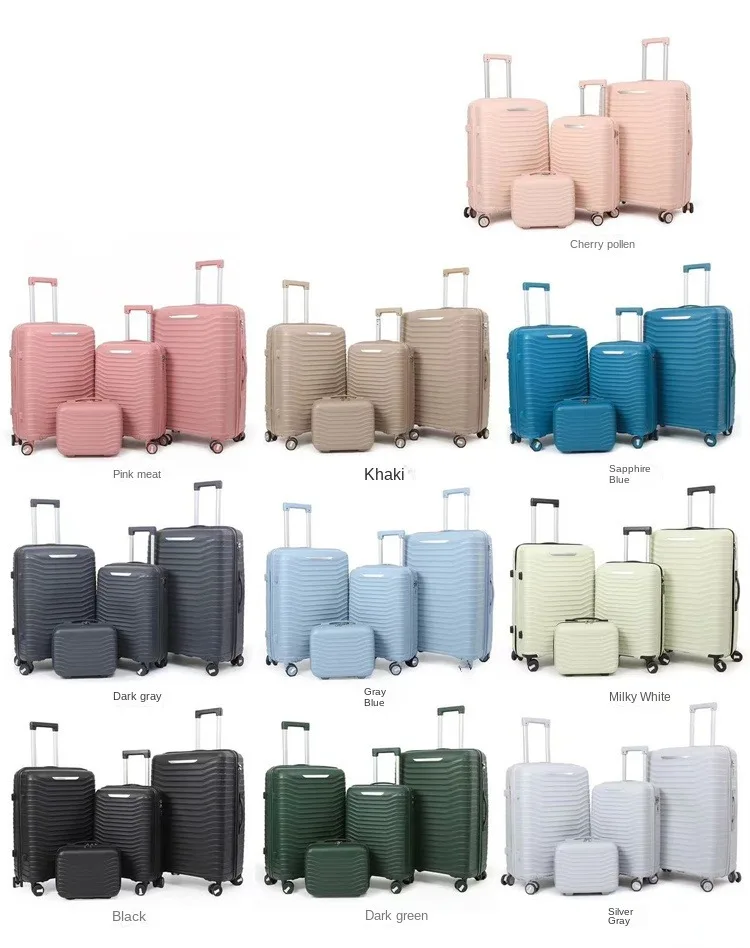 Hot Sale Simple Design Travel Abs Carry-on Trolley Carry-on Suitcases Travelling Bags Luggage Sets