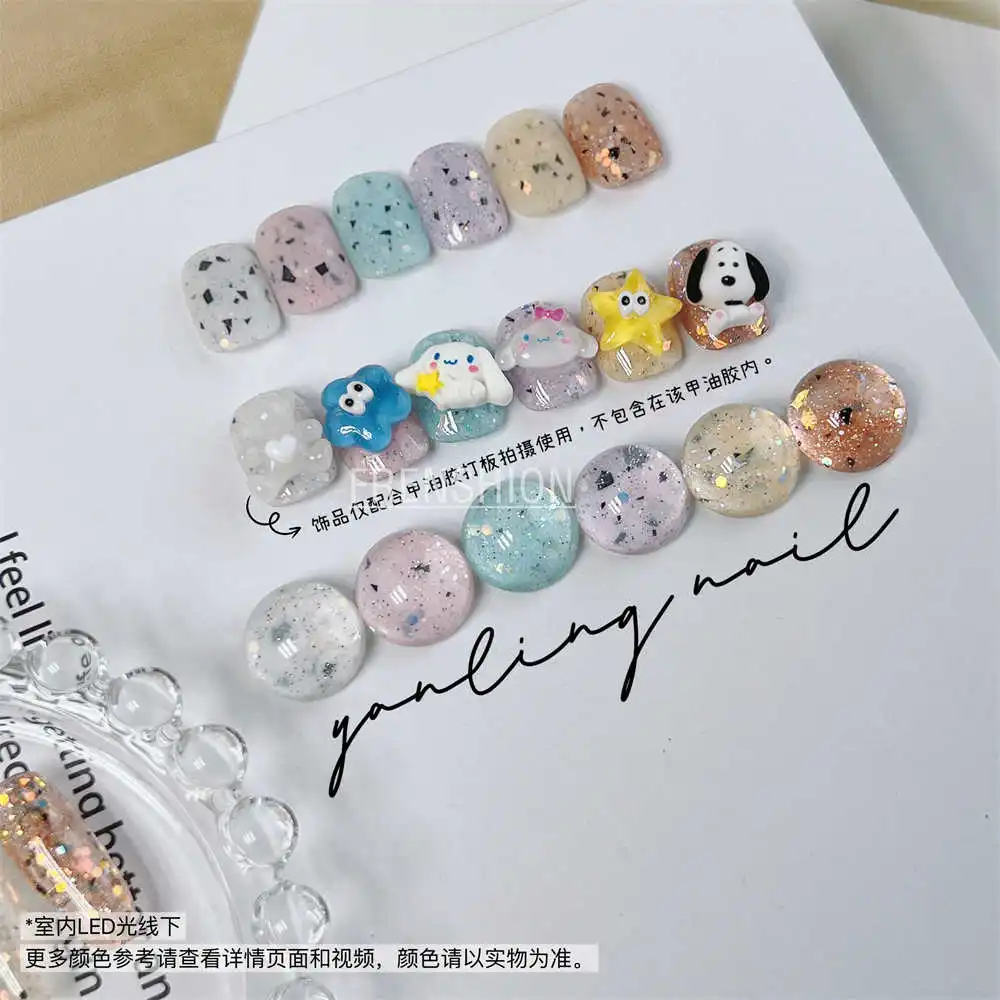 Wholesale Hot Sale 10ML/12ML 15ml Gel Polish Soak Off Eggshell Glitter Gel Polish $0.99