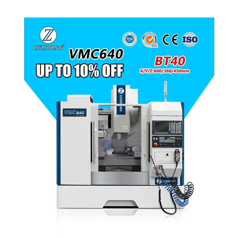 Vertical metal machining center VMC640 with CE  CNC milling machine with ce