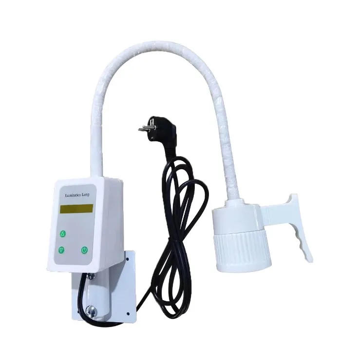 Wall-mounted 9W LED examination light Brightness adjustable 75mm diameter medical examination lamp 40000 lux illumination light
