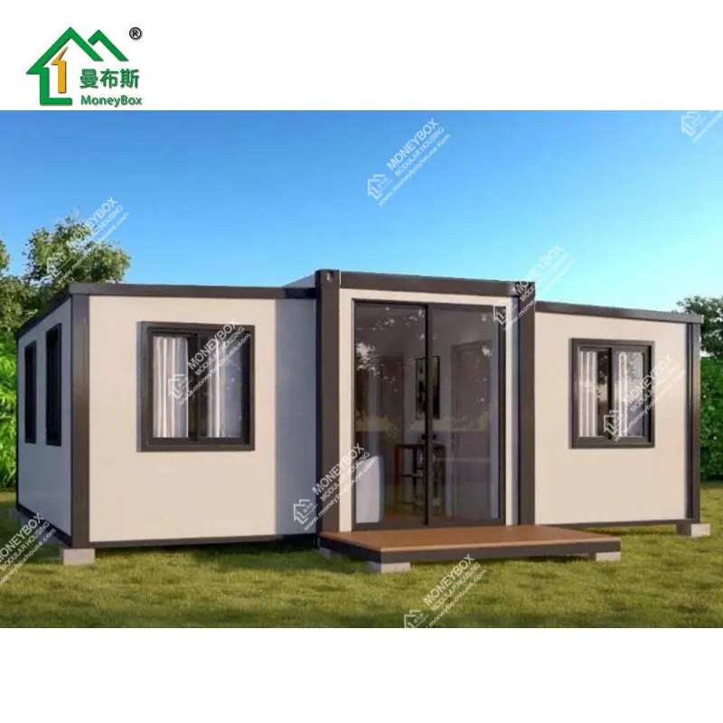 Prefab modular portable modern  luxury 2 bedroom container home 1 bedroom mobile homes