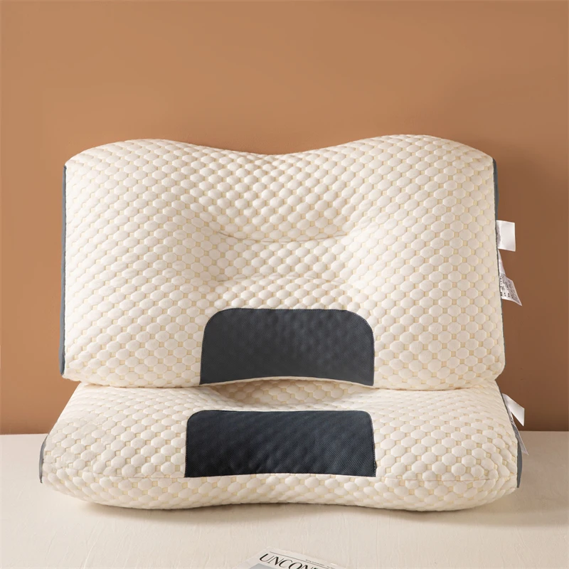 Highly elastic and soft neck pillow Helps improve sleep and protect the neck Washable bed pillow