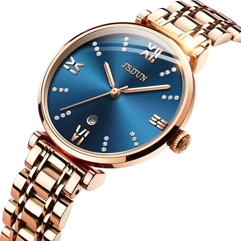 Reselling no Shopify Women Fashion Waterproof Ultra-thin Quartz Watch Women Wrist Digital Quartz Watches