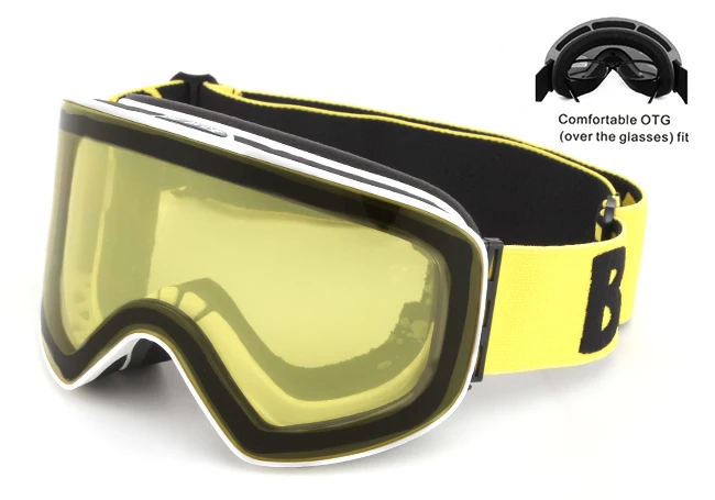 OEM ski snow goggles factory cheap designer ski goggles safe googles for fun skiing