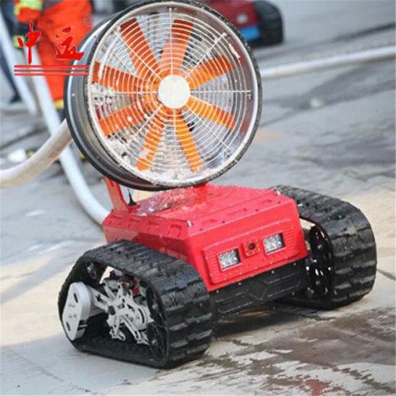 RXR-M50D  Explosion-proof Battery Driven Remote Control Fire fighting Robot Fireman with Water Cannon