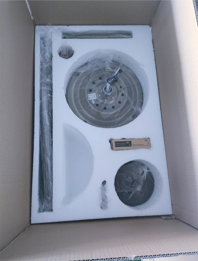  Лидер продаж Amazon декоративный потолочный вентилятор с 3 лезвиями вперед и назад светодиодный дистанционным управлением 42