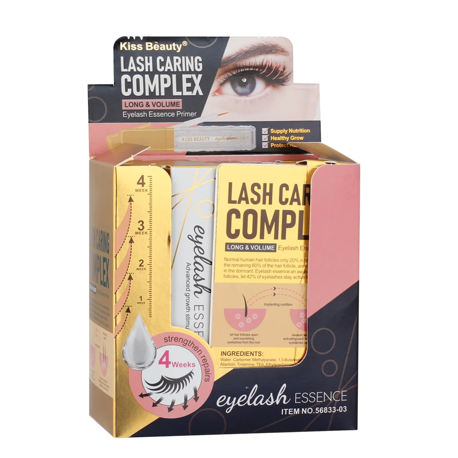 Kiss Beauty New Model Lash Caring Complex Supply Nutrition Eyelash Primer serum Healthy Grow OEM Logo