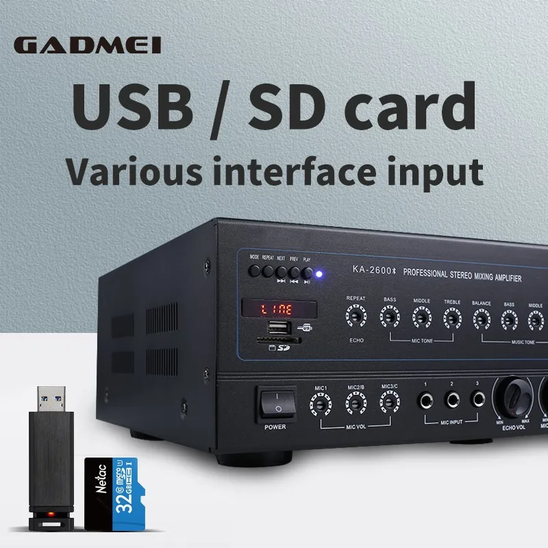 High power 240w 230w 220w digital power amplifier bluetooth 2 channels 320 watts professional power