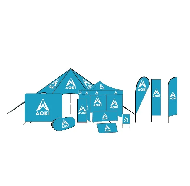 3X3M CUSTOM tent PRINTED canopy TENT, HEXAGONAL tube 40MM/50MM PRINTED GAZEBO TENT