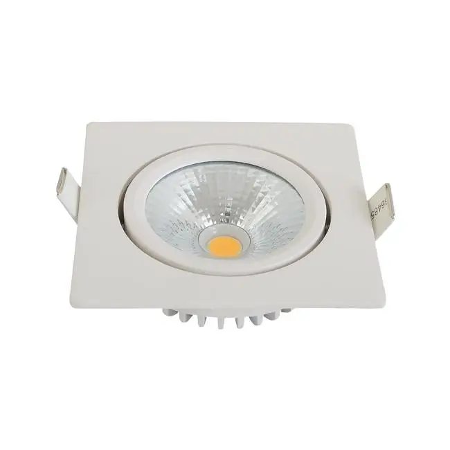 5W Aluminum Super Thin 2000-3000K Dim To Warm Waterproof IP54 Led COB Downlight Spotlight For Bathroom Moisture Space