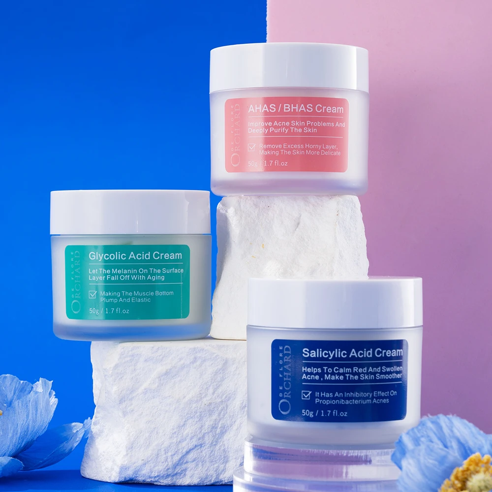 Custom Skin Care Acne Treatment Relieve Redness Salicylic Acid Acne Cream